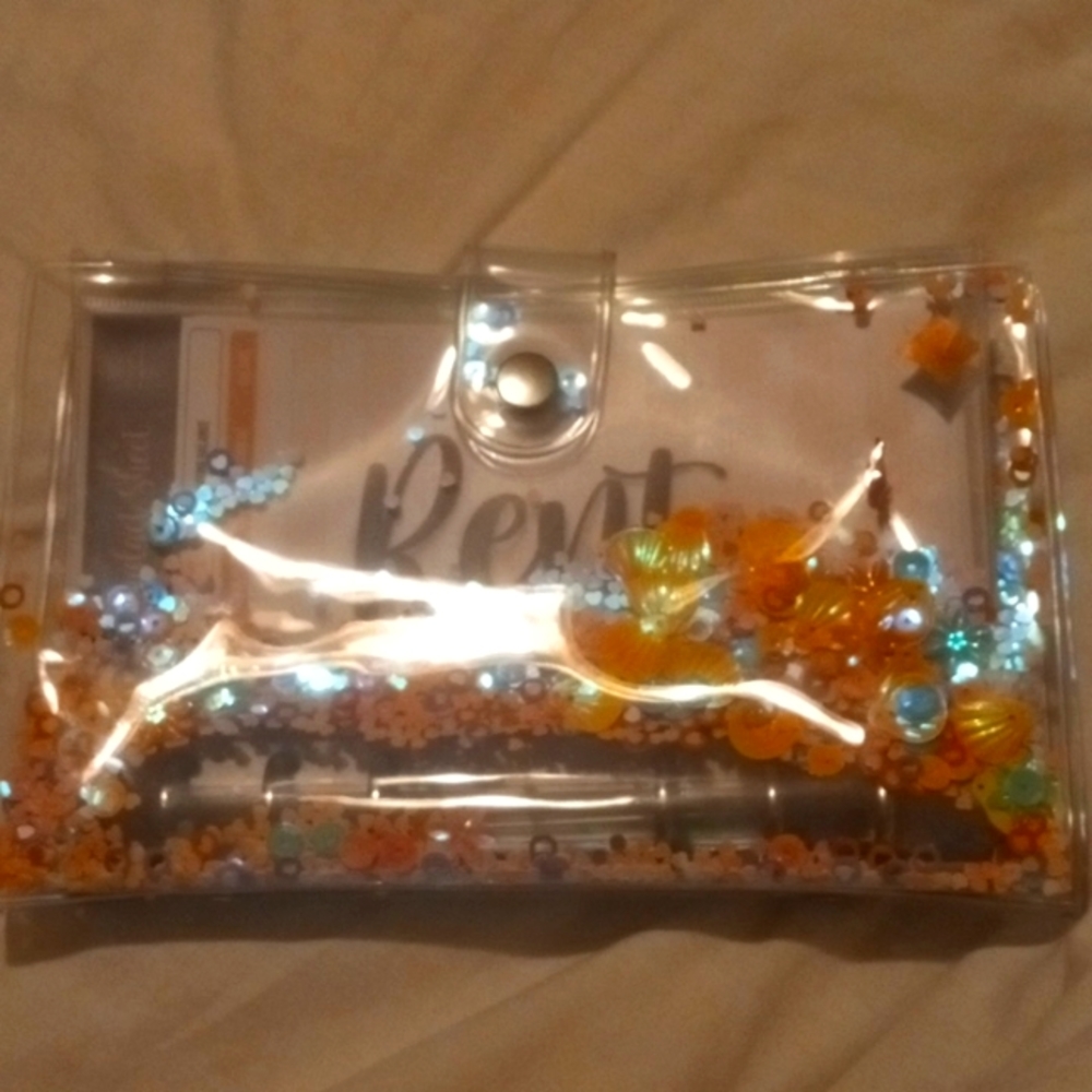 Mermaid seashell budget binder